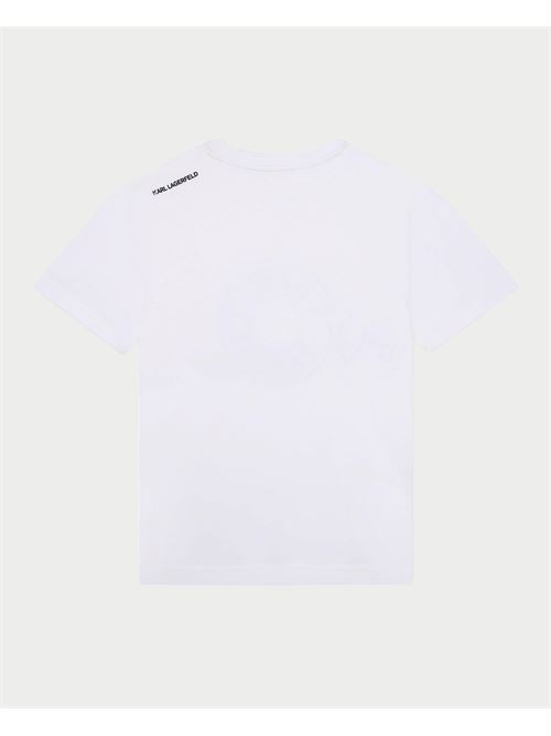 Karl Lagerfeld Kids T-Shirt in Cotton with Print KARL LAGERFELD | Z3023510P